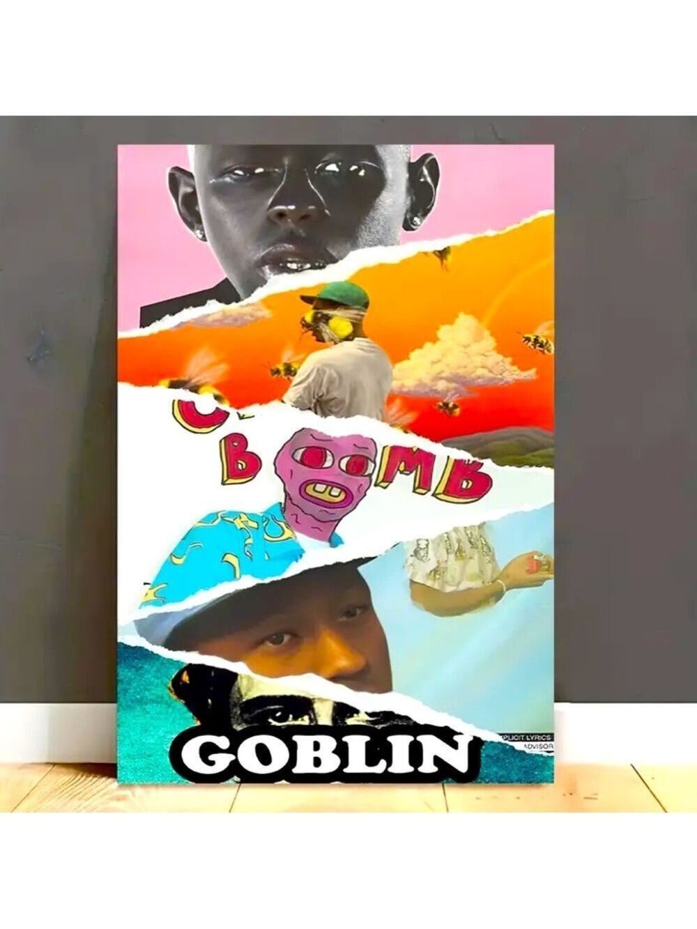 Tyler The Creator Album Mashup Canvas Print Wall Art